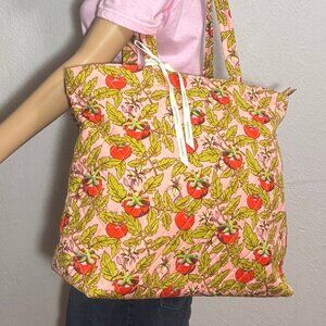 Vera Bradley Original Zip Tote in Tomato Vines NWT